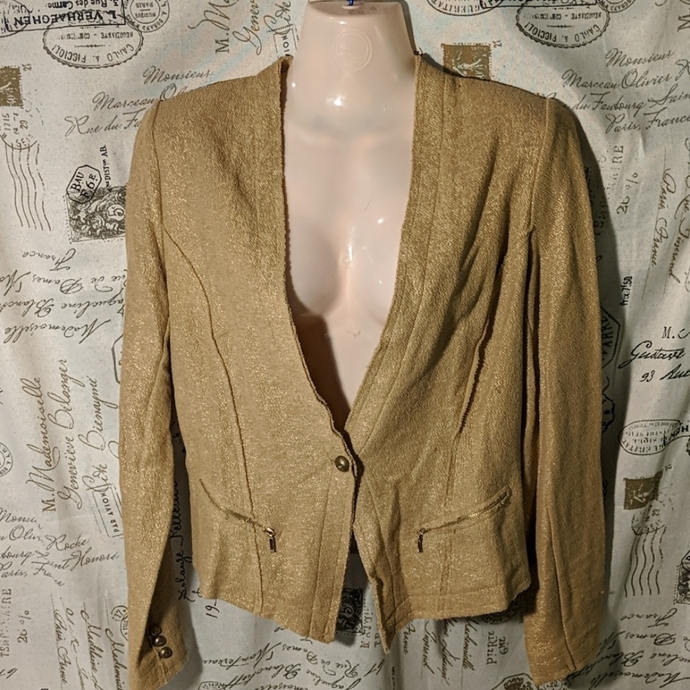 MNG Gold Jacket